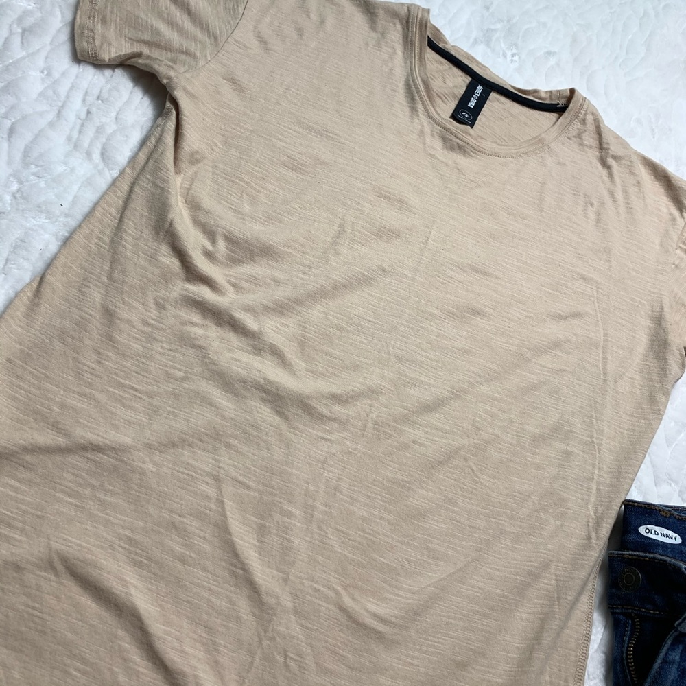 A&D XS Oatmeal Basic Tee - Picture 3 of 4